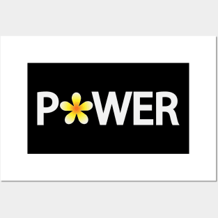 Power artistic typographic artwork Posters and Art